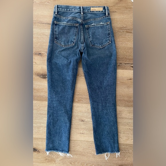 GRLFRND revolve straight leg denim karolina 100% cotton jeans, size 24 - Picture 3 of 9